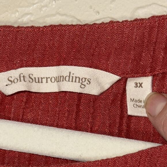 Soft Surroundings Oceo Gauze Tunic Blouse size 3x - Picture 4 of 6